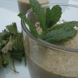 Nettle and Pear Smoothy