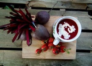 Rose hip & Beetroot Soup